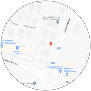 mappa del centro di Via Gnutti, 74 Castiglione delle Stiviere (MN)