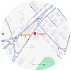 vista di Maps del Centro Fa.Ba. di Villanuova sul Clisi